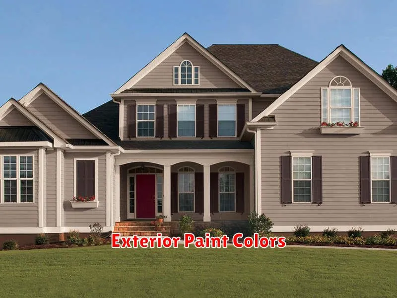 Exterior Paint Colors