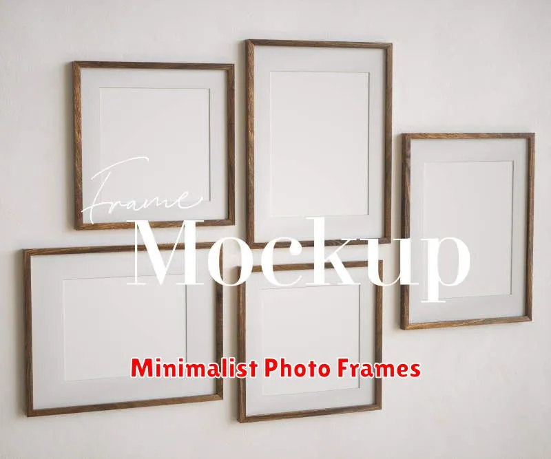 Minimalist Photo Frames